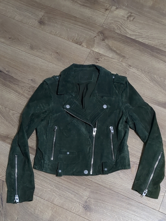 Blank NYC Jackets & Blazers - BLANKNYC Women’s Luxury Cropped Herb Suede Jacket Size Medium